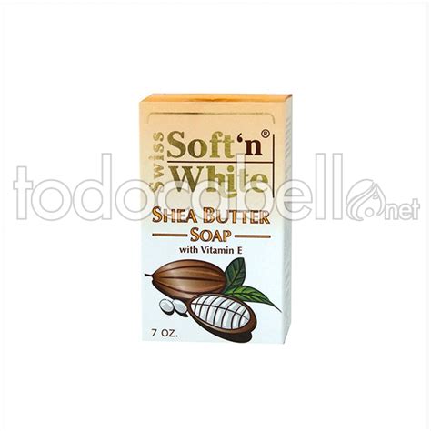 Softn White Swiss Shea Butter Soap 200g