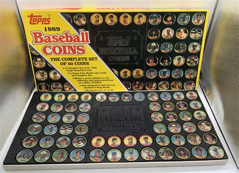 Topps 1989 Baseball Coins The Complete Set Of 60 Coins Values - MAVIN