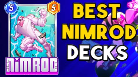 Best Day Nimrod Decks For All Pools Marvel Snap Youtube