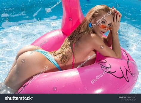 Sexy Blonde Bikini On Swimming Pool Stock Photo 2363794541 Shutterstock