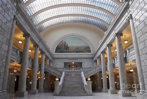 Utah State Capitol Interior Photograph by Gary Whitton