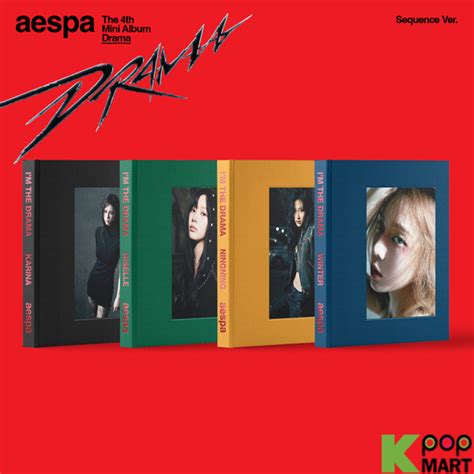 aespa Mini Album Vol. 4 - Drama (Sequence Ver.) (4 Version Set ...