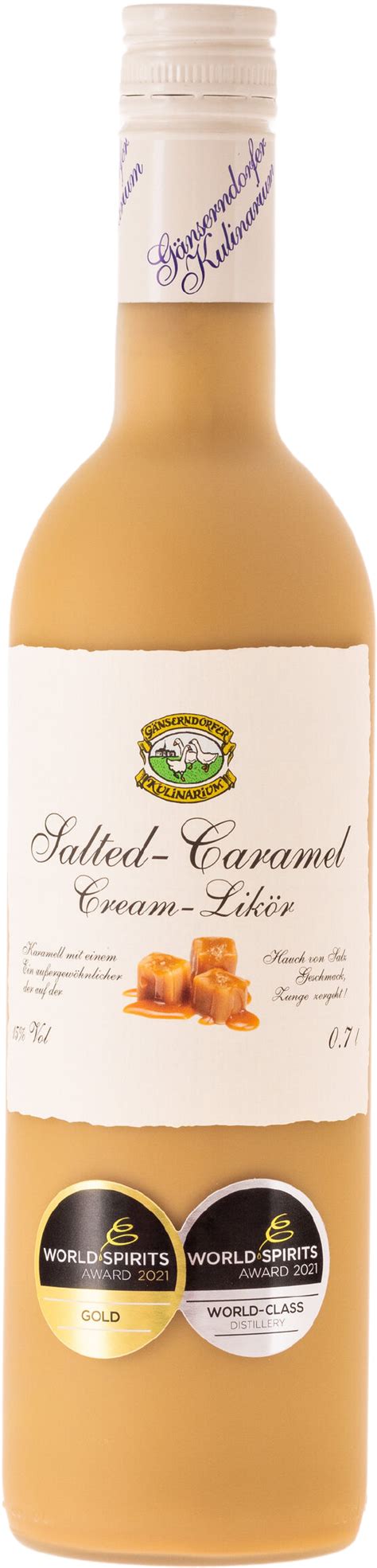 Salted Caramel Cream Likör Horvaths Spezereyen Kontor Falstaff