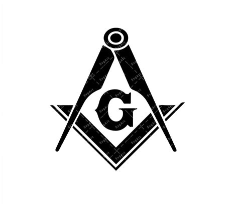 Freemason Symbol Svg Png Pdf Masonic Square And Compass Svg Mason Logo