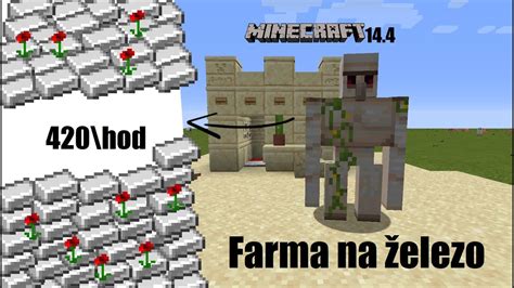 Minecraft Farma Na Elezo Iron Farm Youtube