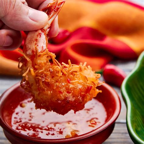 Crispy Coconut Shrimp with Orange Chili Dipping Sauce