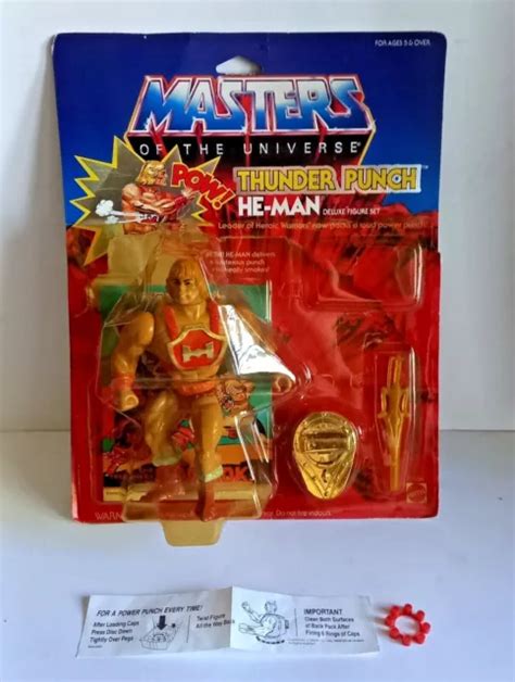 Masters Of The Universe He Man Thunder Punch Deluxe Figure Set