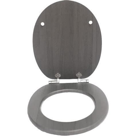 Abattant Wc Noyau En Bois Mdf Robuste Avec Syst Me D Abaissement