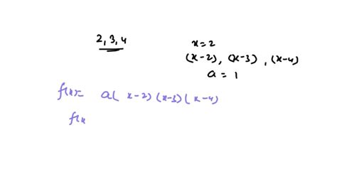 Solved Write The Cubic Polynomial Function F X In Expanded Form With