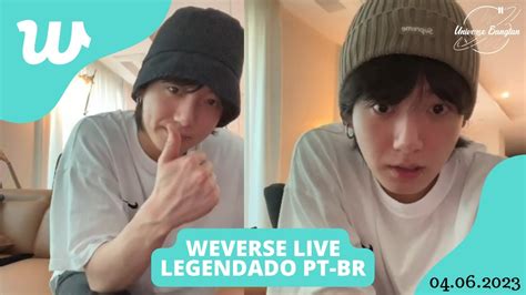 Legendado Pt Br Weverse Live Jungkook Oh Youtube