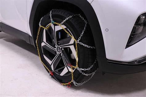 Titan Chain Alloy Snow Tire Chains Diamond Pattern Square Link