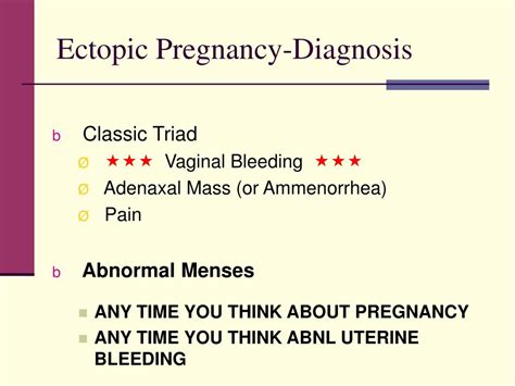 Ppt Ectopic Pregnancy Powerpoint Presentation Free Download Id 6916819