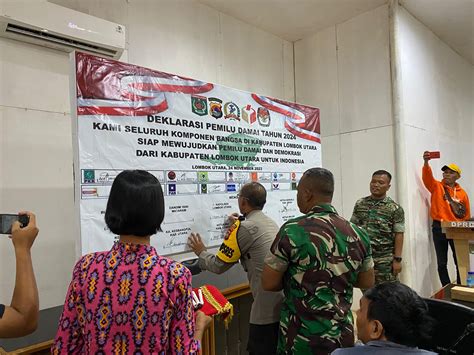 Wakapolres Hadiri Deklarasi Damai Jelang Pemilu 2024 Info Aktual News