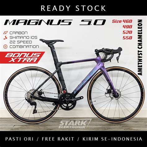 Jual Pacific MAGNUS 5 0 Carbon 700C Roadbike Sepeda Balap Shopee