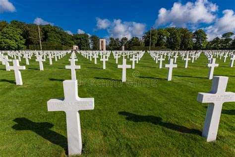 Luxembourg American Cemetery and Memorial Stock Photo - Image of grave ...