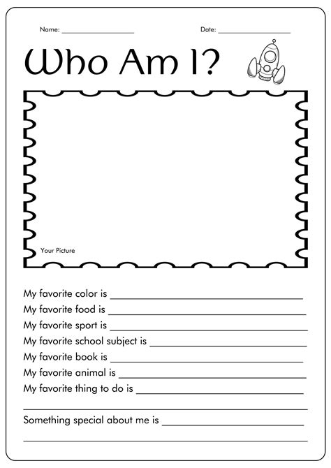 I Am Someone Who Worksheet 15 I Am Special Worksheets Activi