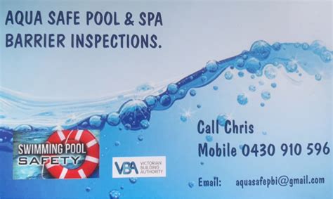 Pool Spa Barrier Certificate Of Compliance Inspection Swimming