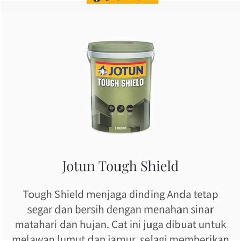 Jual Cat Tembok Jotun Essence Tough Shield 18 Ltr 1024 Timeless