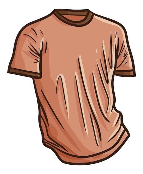 Camisa Casual De Manga Larga Marr N Vector De Dibujos Animados Vector