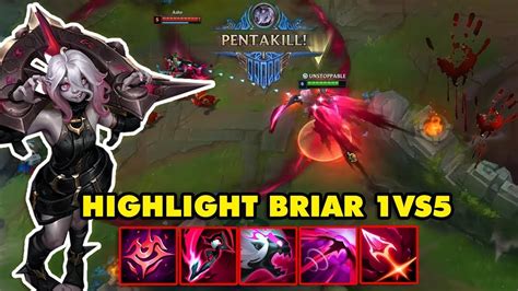 Close Up Of The 1vs5 Power Of New Champion BRIAR In League Of Legends