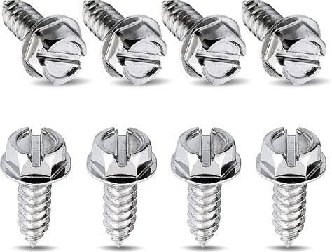 Self Tapping Mounting Bolts Rust Proof License Plate Screw Fasteners