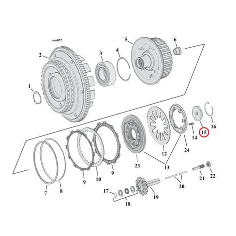 Mcs Mcsエムシーエス クラッチアジャストプレート【clutch Adjusting Plate】 90 16 B．t． Excl． 15 16 B．t． With Slipper