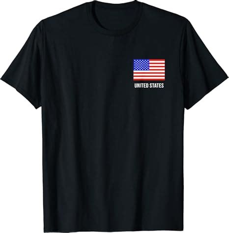 Bandera Americana De Los Estados Unidos Camiseta Amazon Es Ropa Y