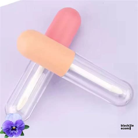 Bkt Empty Lip Gloss Container Ml Matte Cap Frosted Bottle Bullet