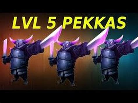 Clash Of Clans Pekka Maxed Lvl Raid Youtube