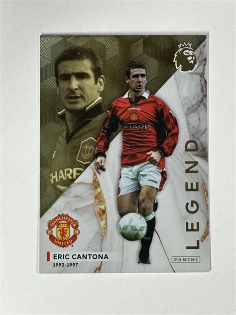 Le L Eric Cantona Manchester United Limited Edition Legend Panini