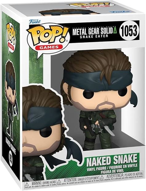 Funko Pop Games Metal Gear Naked Solid Snake Metal Gear Solid Collectable Vinyl Figure