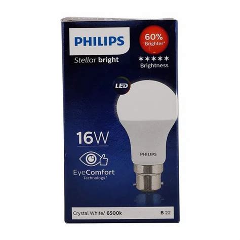 Chrome Philips Stellar Bright B Watt Led Bulb Cool Daylight At Rs