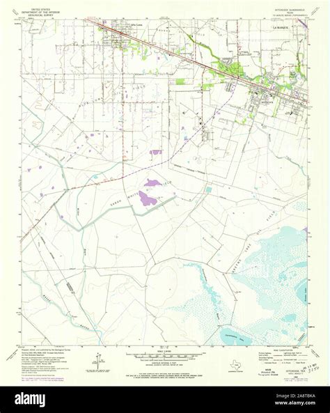 Map of hitchcock texas hi-res stock photography and images - Alamy