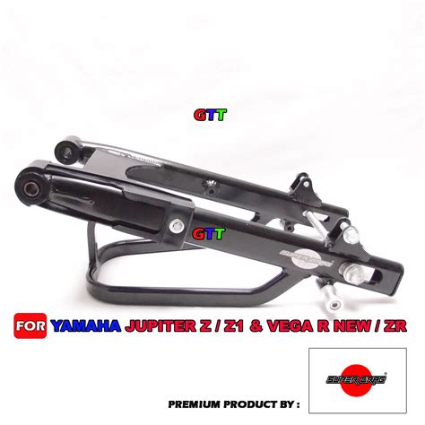 SWING ARM JUPITER Z MEREK SUPER DRAG ALUMINIUM CNC WARNA ANODIZE