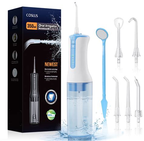 Coslus Ml Electric Oral Irrigator Rechargeable Smart Oral Flosser