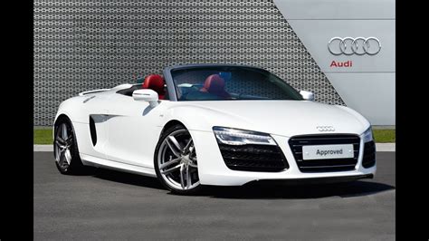 Audi R8 White Convertible