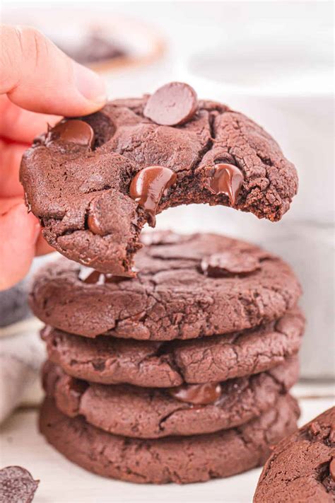 Chocolate Cake Mix Cookies Julie S Eats Treats