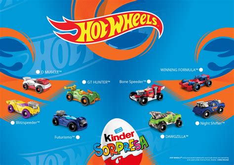 HOT WHEELS MACCHINE A SCELTA EN EN A KINDER SORPRESA ITALIA