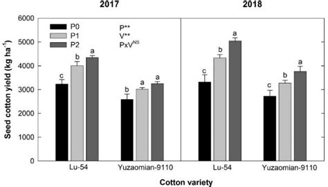 Seed Cotton Yield Kg Ha −1 As Affected By Phosphorus P Levels