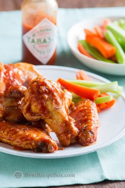 Tabasco Chicken Wings Recipe: SPICY Tabasco Buffalo Sauce