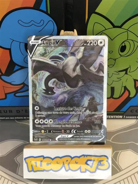 Carte Pok Mon Lugia V Alternative Eb Temp Te Argent E