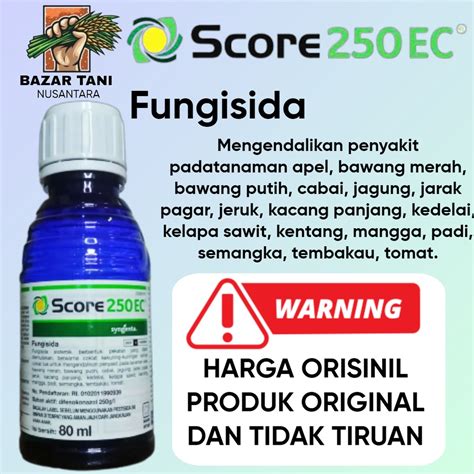 Jual Score 250 Ec 80 Ml Fungisida Sistemik Skor Sekor Syngenta Sigenta