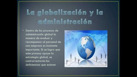 Globalizacion En La Administracion Youtube