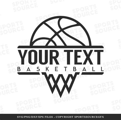 Basketball Svg Team Logo Cricut Files Silhouette Files Svg Etsy