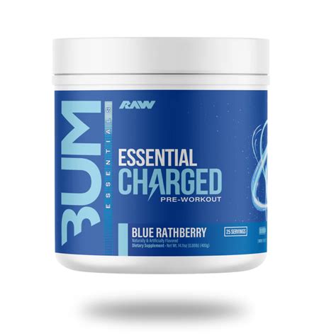 Raw Nutrition | Bum Essential Charged | Pre-Workout – SVPPLEMENTS