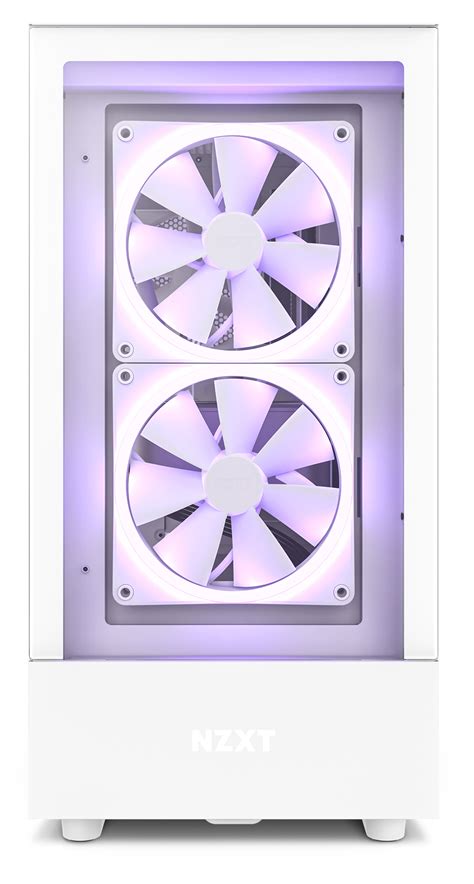 NZXT H5 Elite Tempered Glass Mid Tower ATX Case White CC H51EW 01 PCC