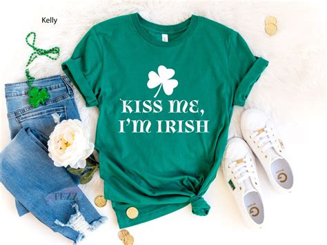 Irish Day Tee Patrick S Day Shirt Kiss Me I M Etsy De