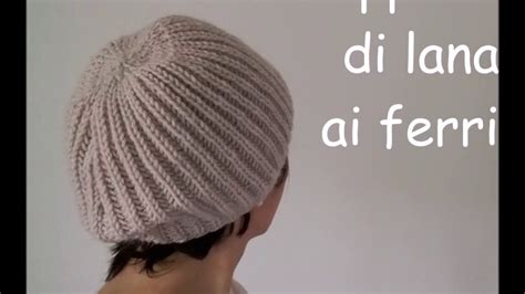 Come Fare Un Cappello Di Lana Ai Ferri Youtube