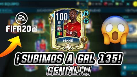 FIFA MOBILE 20 ESPECTACULAR SUBIDA A GRL 135 DE MANERA FREE TO PLAY