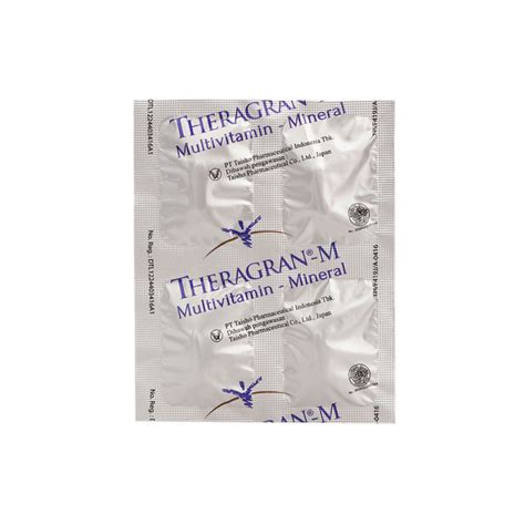 Theragran M Tablet Multivitamin Dan Mineral Tablet Pemulihan Daya